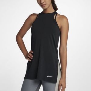 Nike Running Tank - extra long tunic, high neck